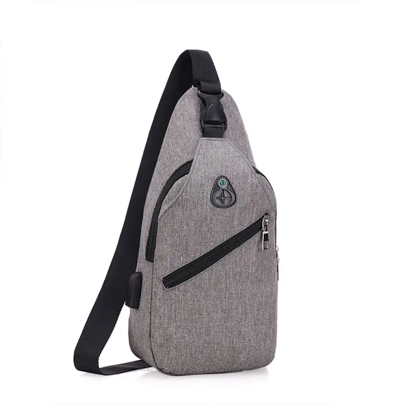 Simple Chest Pack Bag Sling Bag Outdoor One Shoulder Crossbody Bag for Men Hiking Cycling Travel Use Supplies X7XC