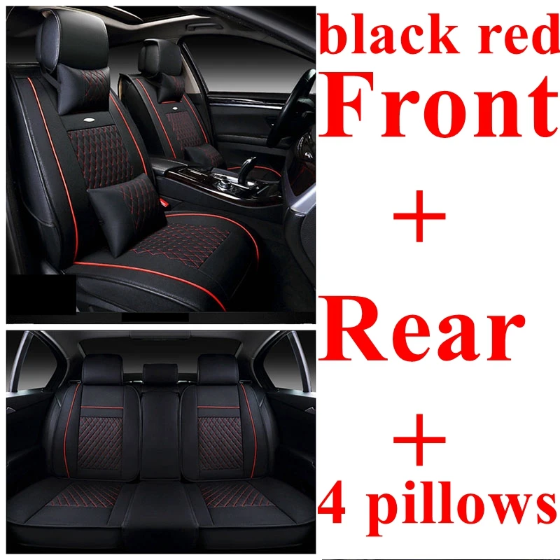 black red luxury Dingdian чехол для автокресла для citroen ds4 ds5 c-crosser кактус c4 ds6 c2 c3 c5 c6 c4L Пикассо c4 aircross c-xr Триумф автостайлинг - Название цвета: black red luxury