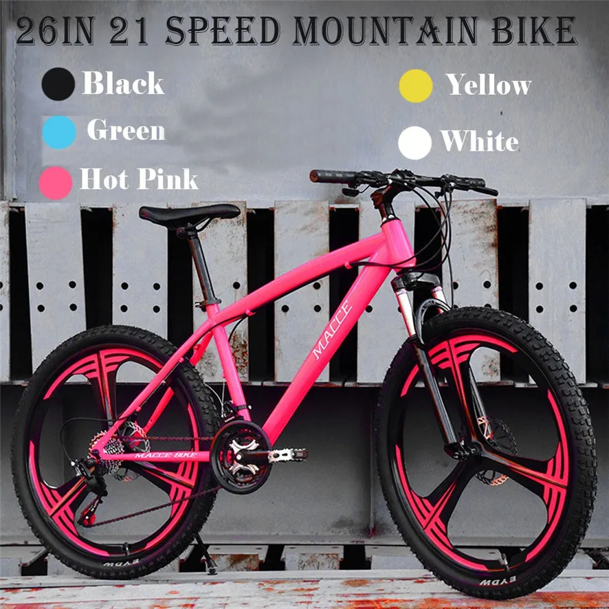 hot pink mountain bike