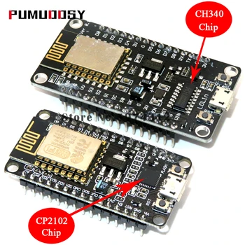 

10pcs Wireless module CH340/CP2102 NodeMcu V3 V2 Lua WIFI Internet of Things development board based ESP8266 ESP-12F