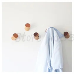 Original Simple Creative Solid Wood Ring Bell Mute Living Room Hanging Clock Digital Wall Clock