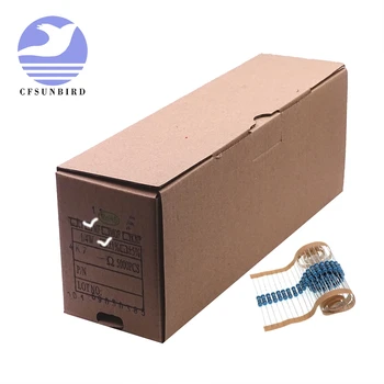 

5000PCS 1/4W Metal Film Resistor Resistance 1% 1M 100R 220R 470R 1K 10K 100K 1.5K 2.2K 4.7K 10K 22K 47K 2.2 4.7 10 22 47 100 ohm