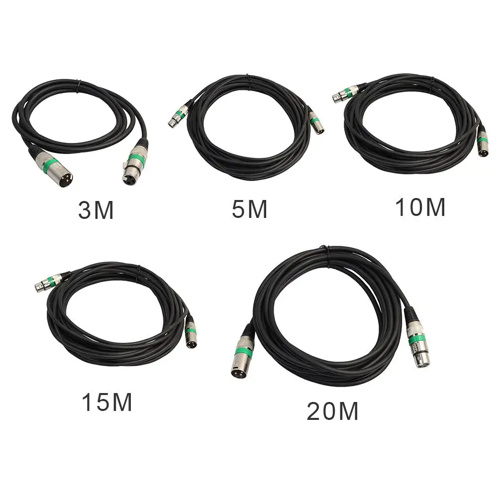 Кабель адаптер для микрофона XLR 3Pin Male Female| |