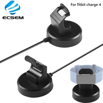 

USB charging dock adapter for Fitbit charge 4 smart watch accessories charger cradle cable 1M portable charging station holder