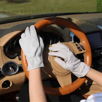

1 Pair Women Gloves Elastic Short Gloves Design Sun-Shading Sunscreen Oversleeps Slip-Resistant Gloves Female Driving Mittens