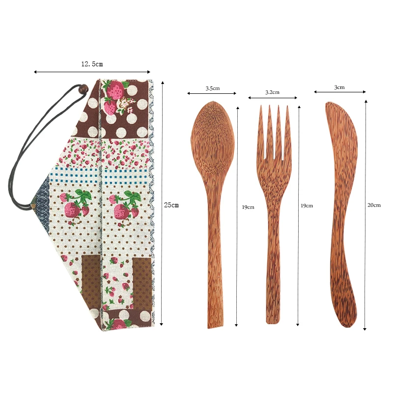 Coconut wood tableware (20)