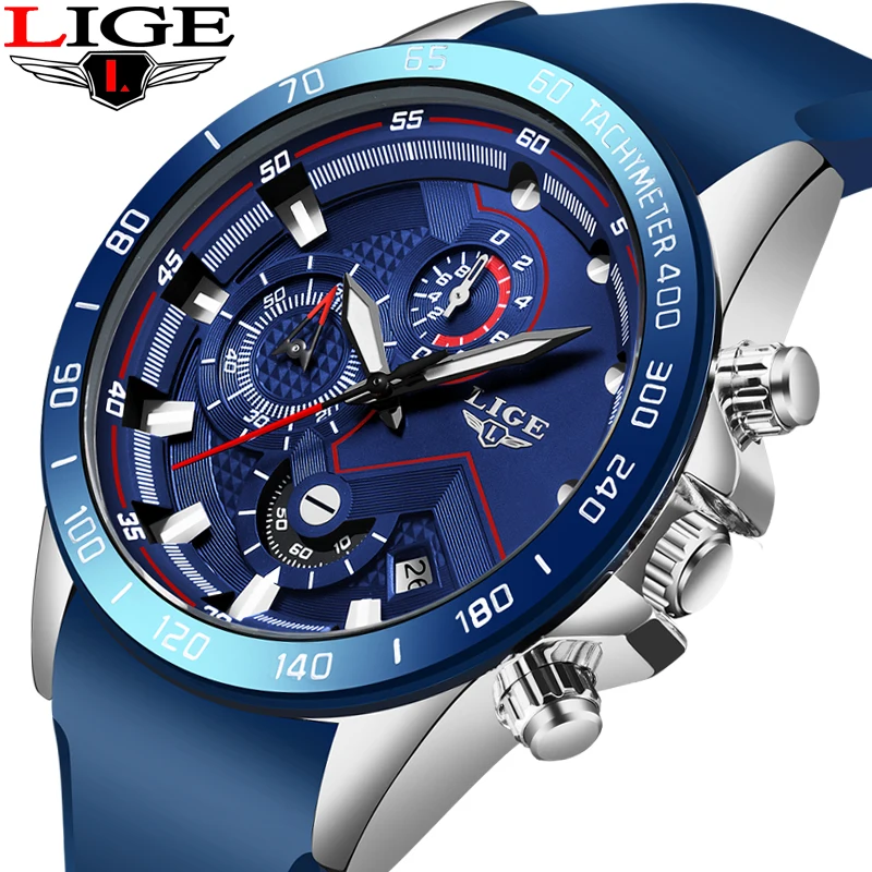 

Reloje 2019 LIGE New Men Watch Male Fashion Automatic date Quartz Watches Mens Luxury Brand Waterproof Sport Clock Reloj hombres