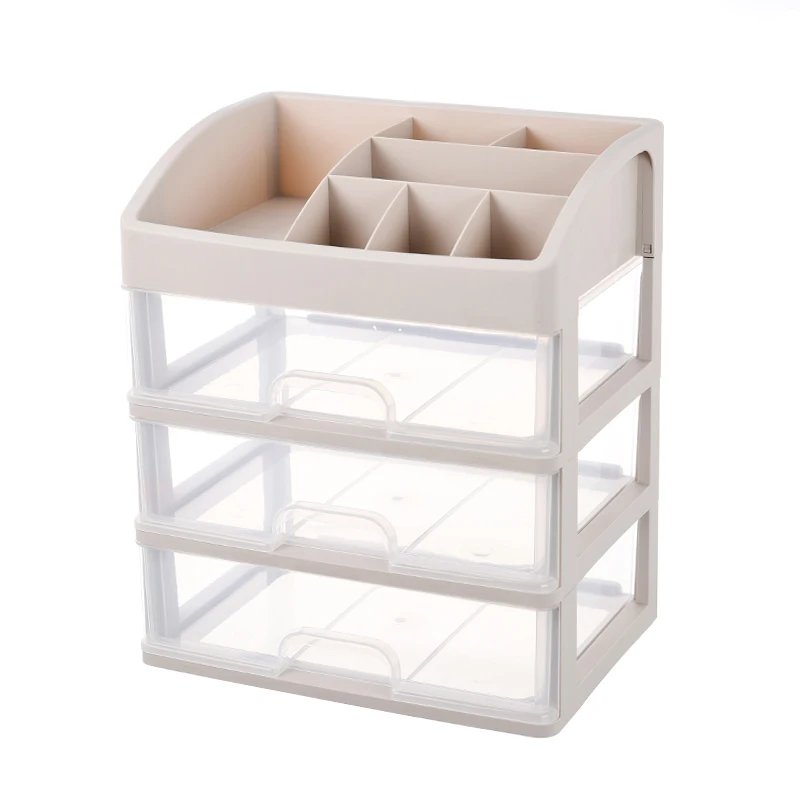 

Cosmetic Storage Box Desktop Finishing Box Drawer Plastic Desktop Storage Box