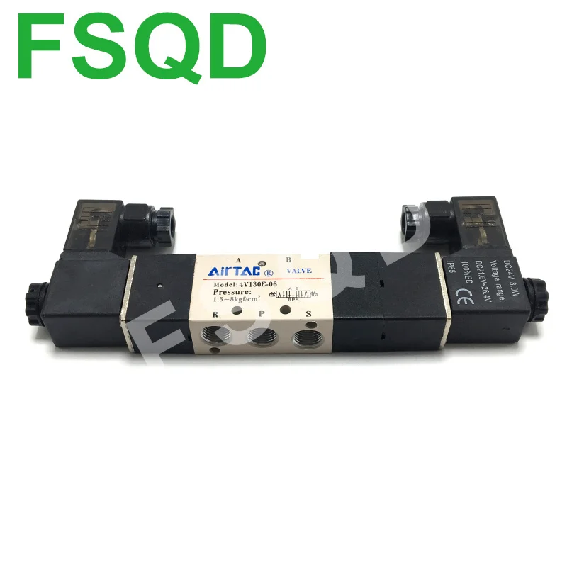 4V130E-06 06B 4V130C-06 4V130P-06 DC24V AC220V FSQD AIRTAC пневматические компоненты Соленоидный клапан 5/2