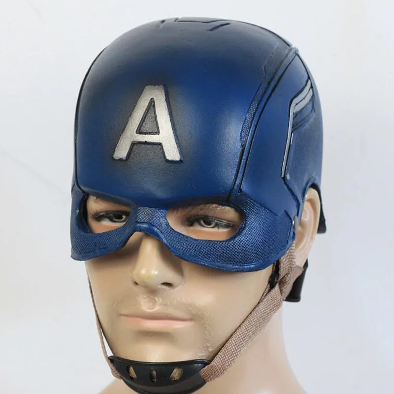 1 шт./партия, маска на Хэллоуин, супергерой Marvel, головной убор, Человек-паук, капитан, американский танос, маска для лица, вечерние товары для фанатов, косплей - Цвет: Captain A