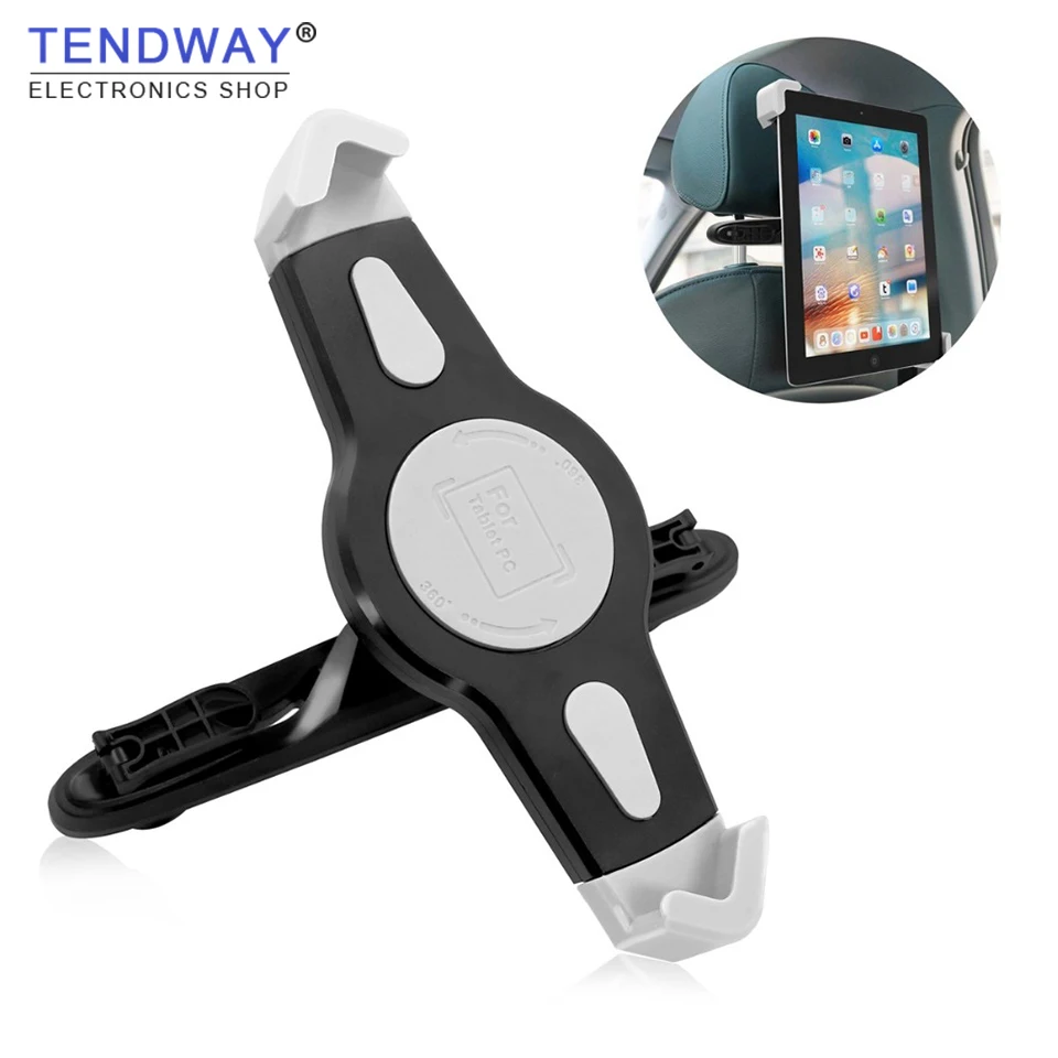 

360 Rotation Car Tablet Holder Stand Headrest Tablet PC Holder For Ipad 7-11' Table Back Seat Bracket For iPad Air 2/Pro Samsung