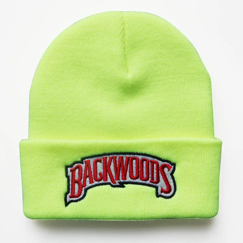 BACKWOODS Beanie Embroidery Winter Hat Keep Warm Cotton Hat Skullies Beanies Hat Hip Hop Knit Cap Casual Love Dropshipping 