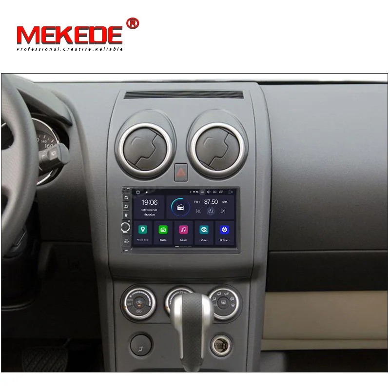 MEKEDE PX5 4+ 64G 2 Din 7 ''Android 9,0 универсальный автомобильный Радио двойной стерео gps навигация в тире ПК видео wifi USB 2din BT
