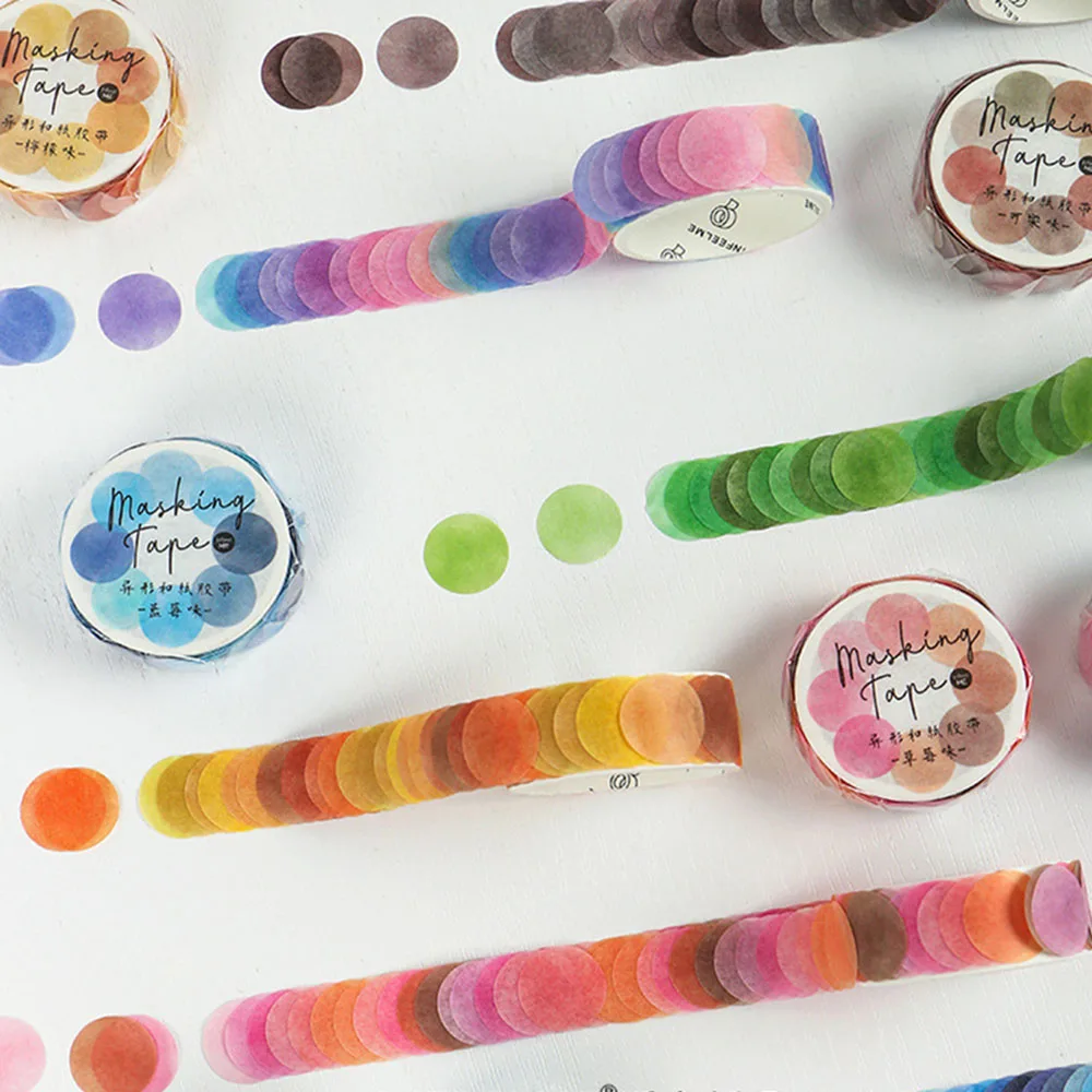 100Pcs Colorful Fruit Adhesive Paper Sticker Tape Hand Account Decorative Stickers DIY Crafts Photo Scrapbooking Supplies