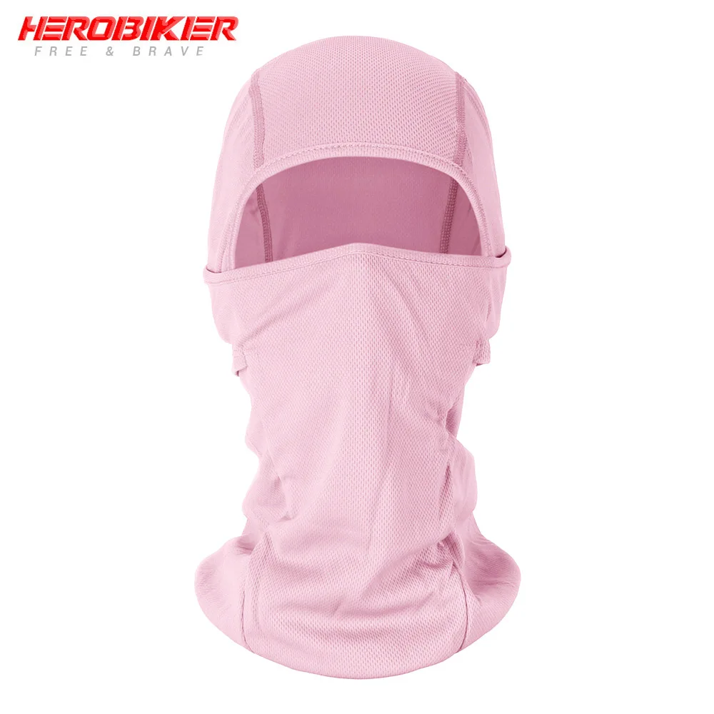 HEROBIKER мотоциклетная маска для лица Балаклава теплая ветрозащитная дышащая велосипедная Лыжная маска для лица страйкбол Пейнтбол шлем маска мото - Цвет: BE-07