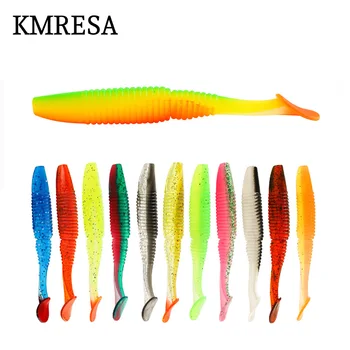 

6pcs/lot 11cm 8.4g Easy Shiner Soft Lures Wobblers Fishing Lure Silicone Bait Double Color Carp Artificial Bait Swimbaits