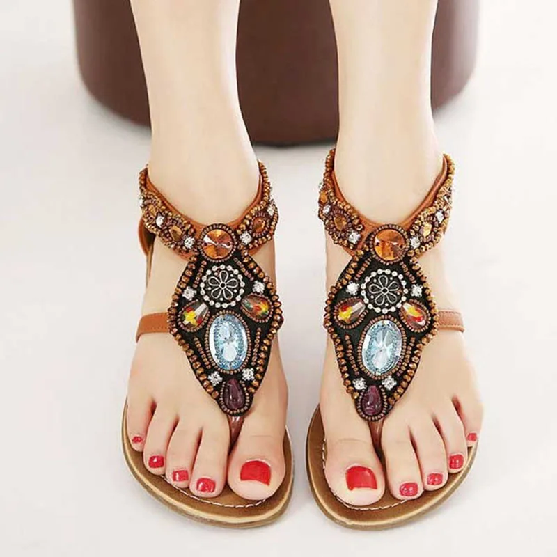 Boho Summer Flat Sandals 6