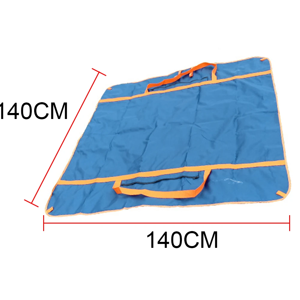 Foldable Waterproof Oxford Cloth Beach Blanket Home Hiking Picnic Storage Bag Outdoor Travel Camping Portable Ground Mat Zipper