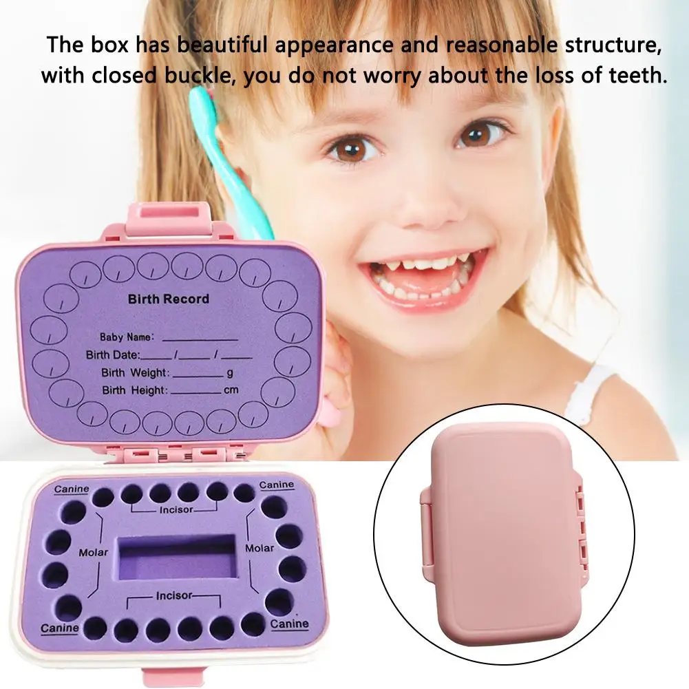 Детская зубная коробка для сбора детских волос пластиковая коробка для роста ребенка памятные волосы для мальчиков и девочек зуб дом
