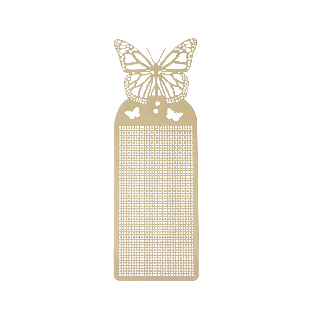 Butterlfy Gold 1 шт. бабочка Сова DIY ремесло Стич крестиком металлическая Закладка серебро Золотой Рукоделие Вышивка ремесла счетный крест-строчка - Цвет: Butterlfy Gold