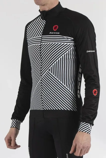 jersey Lusso, новая Джерси, велосипедная команда, одежда для соревнований, зимняя мужская кашемировая велосипедная рубашка с длинным рукавом - Цвет: jersey