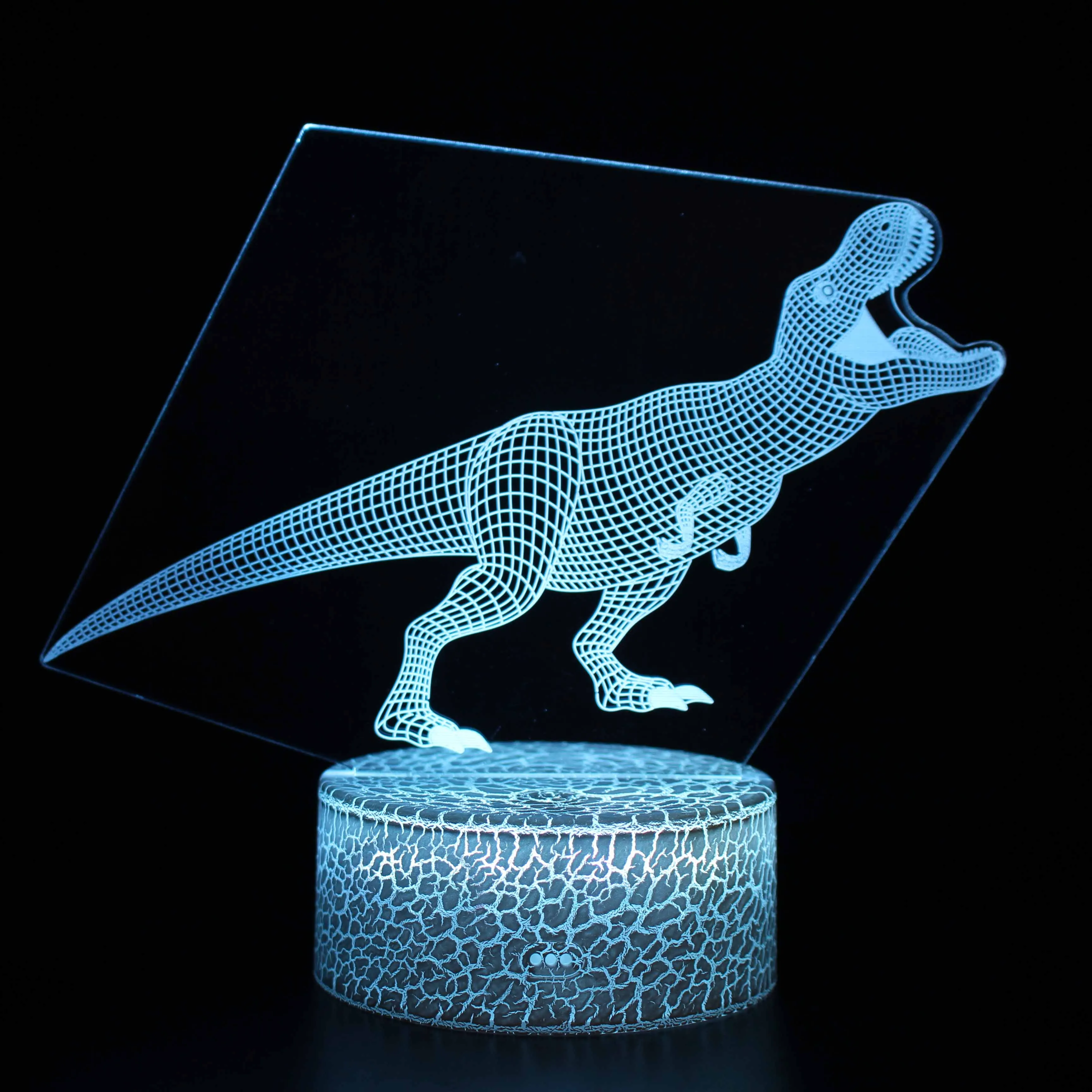 Ночники светодиодные новинка 3D лампа милая игрушка подарок 7 цветов абстрактная