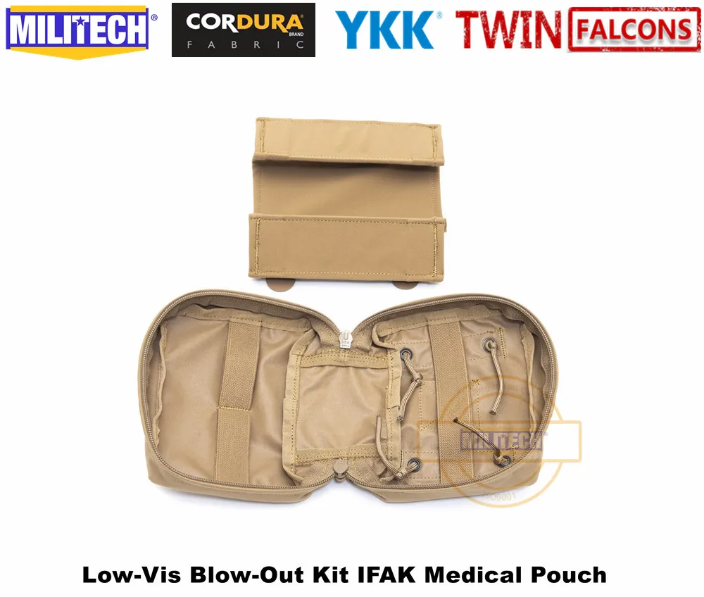 MILITECH twinfalcon TW 500D Delustered Cordura Molle с низким обдувом набор для выдува медицинское