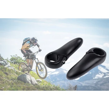 

1 Pair Carbon Fiber Handlebar Bar End Strengthened Bike Handlebar Casing Holder for MTB Road Bike