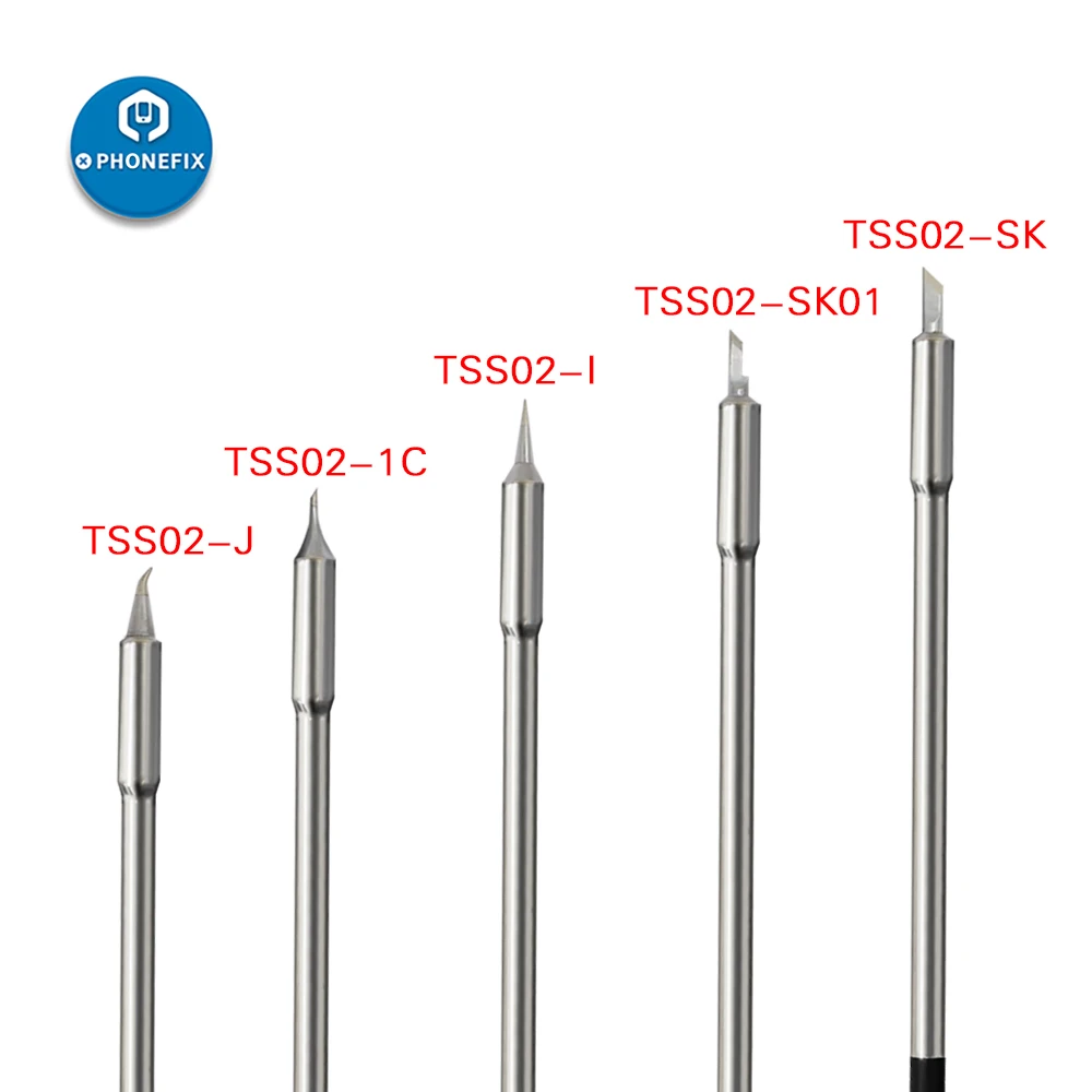 Soldering iron Original QUICK TS1200A BGA Rework Station Soldering Iron Tip TSS02-SK TSS02-I TSS02-1C TSS02-J TSS02-KK Welding Iron Pen Tools