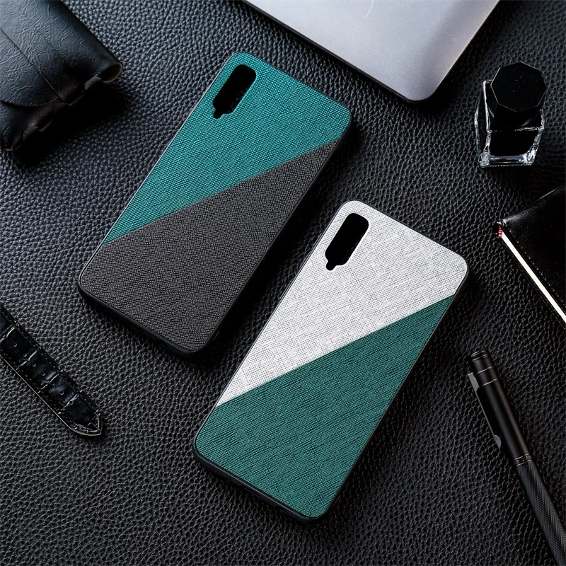 For Samsung Galaxy M30S Case Double Color PU Leather Soft TPU Silicone Cover Cases A10S A30 A50 A30S A50S A20 Fundas |