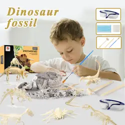 Oenux динозавр Юрского периода Fossil фигурка T-Rex Archeology Скелет Dinossauro DIY сборка Коллекция Модель подарок игрушка для малыша