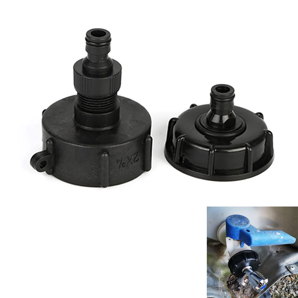 1PC IBC Hose Adapter Reducer Connector Water Tank Fitting 2'' Standard Coarse Thread Durable Garden Pipe Tap Storage | Дом и сад