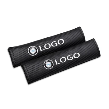 

Car seatbelt shoulder pad logo customize for bmw seat belt cover protector safety belts padding for bmw x1 x3 x5 x6 g30 e84 f22