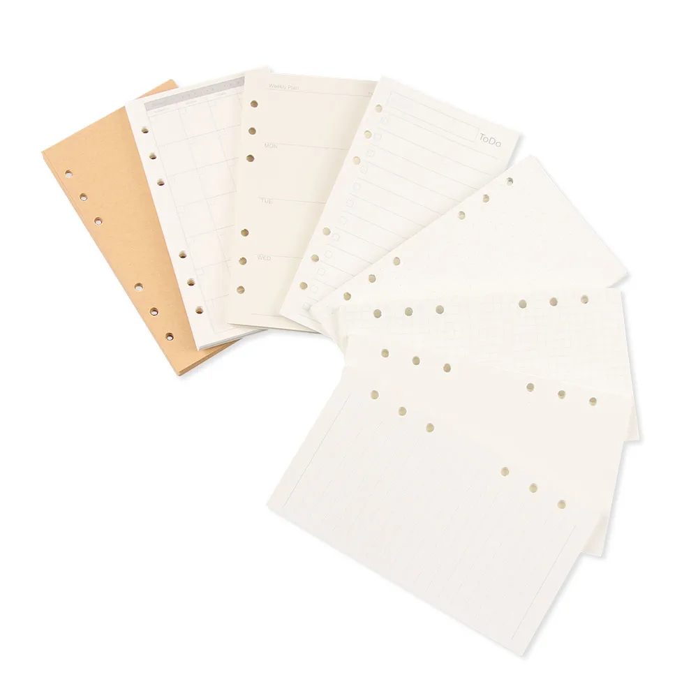 Leather Notebook A5 A6 Felt Shell Notebook Cloth Fabric Notebook Ring Binder Diary Paper Holder Portable Diary Stationery Gift
