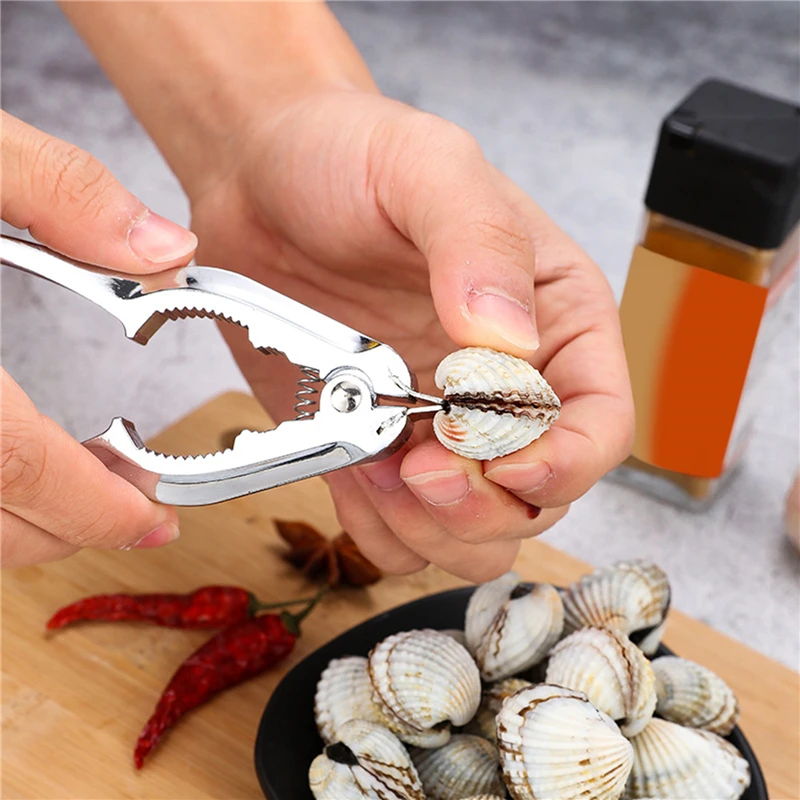 Clams Scallops Clam Clip Zinc Alloy Seafood Clip Automatic Spring