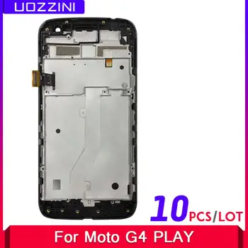 

10 Pcs 100% Tested For Motorola G4 Play XT1601 XT1602 XT1603 XT1604 LCD Display Touch Screen Digitizer Assembly With Frame