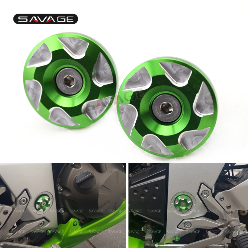 Крышка отверстия для рамы с ЧПУ KAWASAKI Z 800 2013-2016 Z800 2014 2015 750 2007-2009 Z750 2008 декоративная