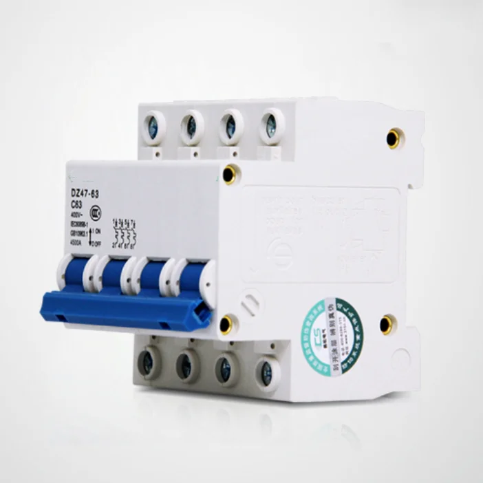 DC12-100v автоматический выключатель 24 в 36 в 48 в 60 в 1p 2p 3p 4p 1-125A прямой воздушный открытый атмосферный переключатель защита срабатывания