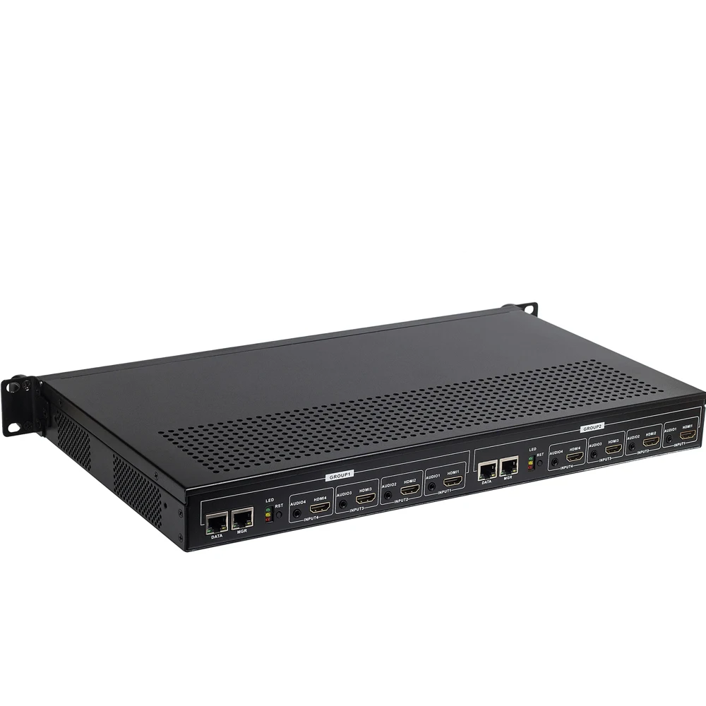 8 в 1 H.264 HDMI к IP видеокодер IPTV каналов потоковый кодировщик реальном времени HD
