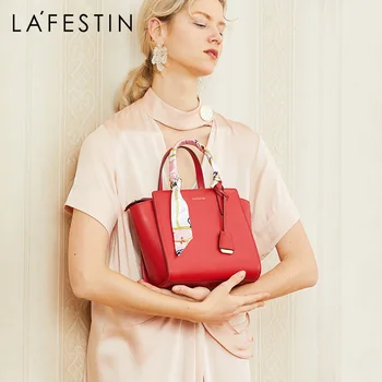 

LA FESTIN Luxury woman handbag Leather shoulder bag Fashion messenger bag Women bags designer High capacity