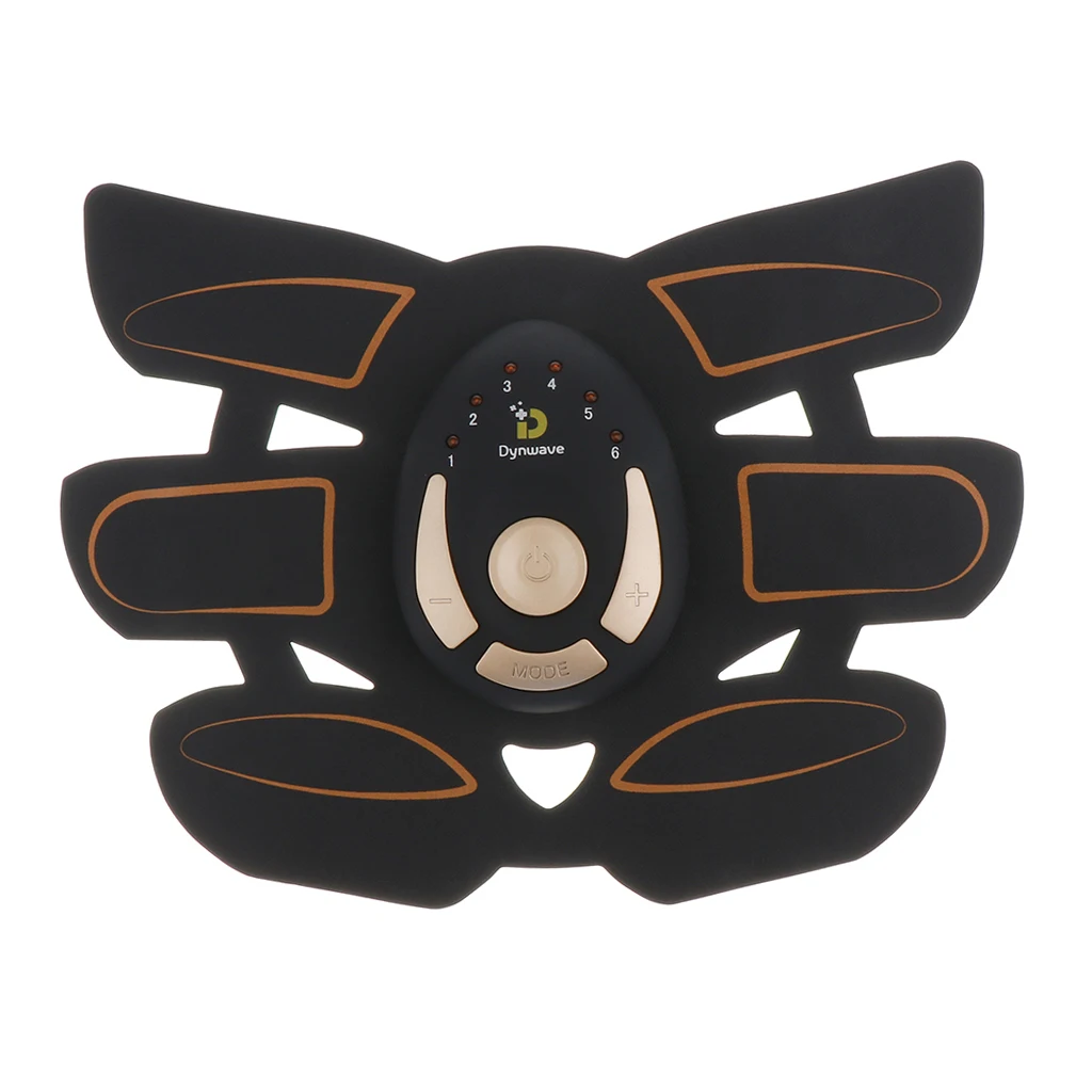 Умный Фитнес тренажер для живота Пояс похудения унисекс EMS электрические Стикеры