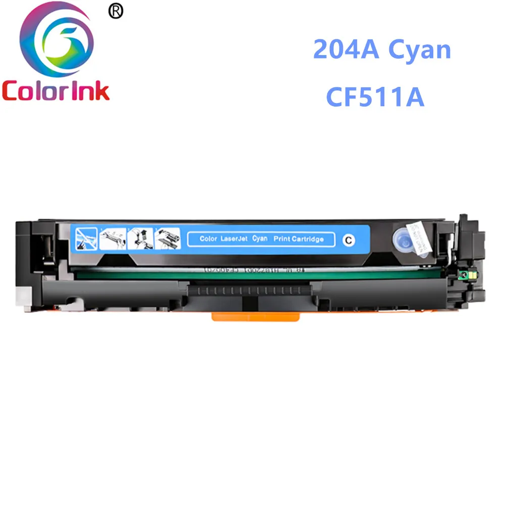 CF511A Cyan Цветные чернила CF510A CF511A CF512A CF513A совместимый тонер-картридж для hp color LaserJet Pro MFP M180 M180n M181 M181fw 204A - Цвет: CF511A Cyan