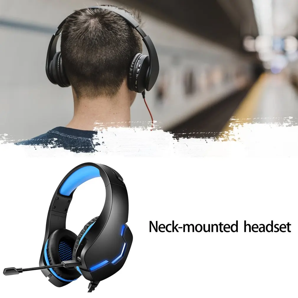 J10 Gaming Headsets Stereo High Definition Over Head Gaming Headphone Noise Canceling Gaming Headphone