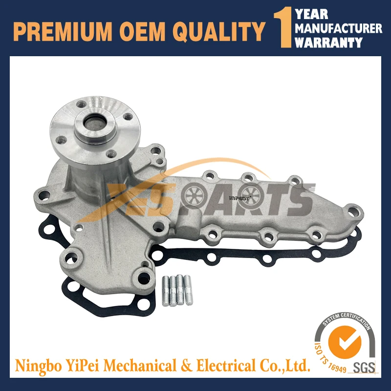 Water Pump 25 15568 00SV for Kubota V1702 V1902 V2203 D1402 Engine With