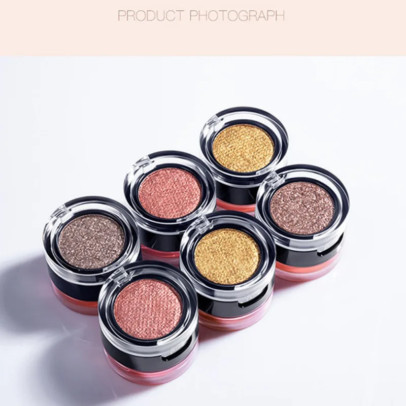 

Two-tone Eyeshadow Palette Earth Color Eyeshadow Mashed Potato Glitter Pearlescent