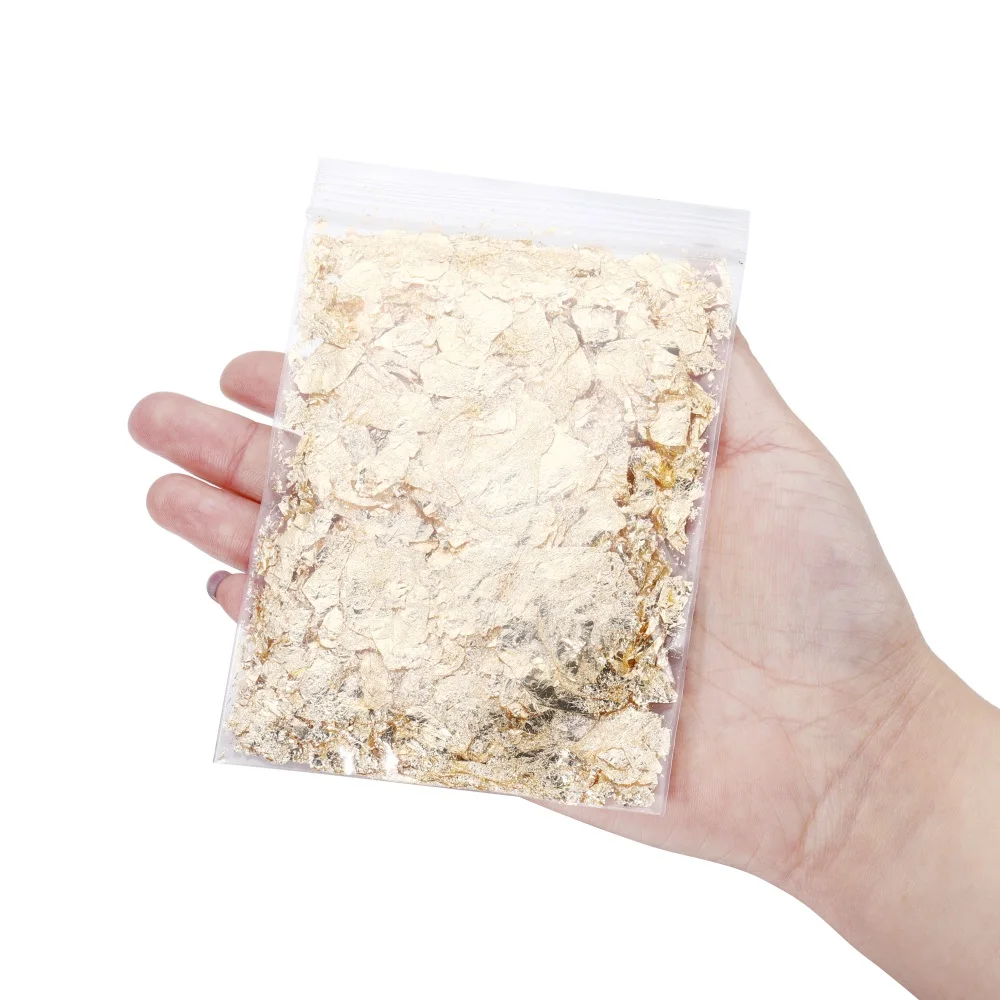 White Pearl Mylar Flakes, Resin Supplies, Nail Supplies, 10g/20g/50g/100g  per Bag 