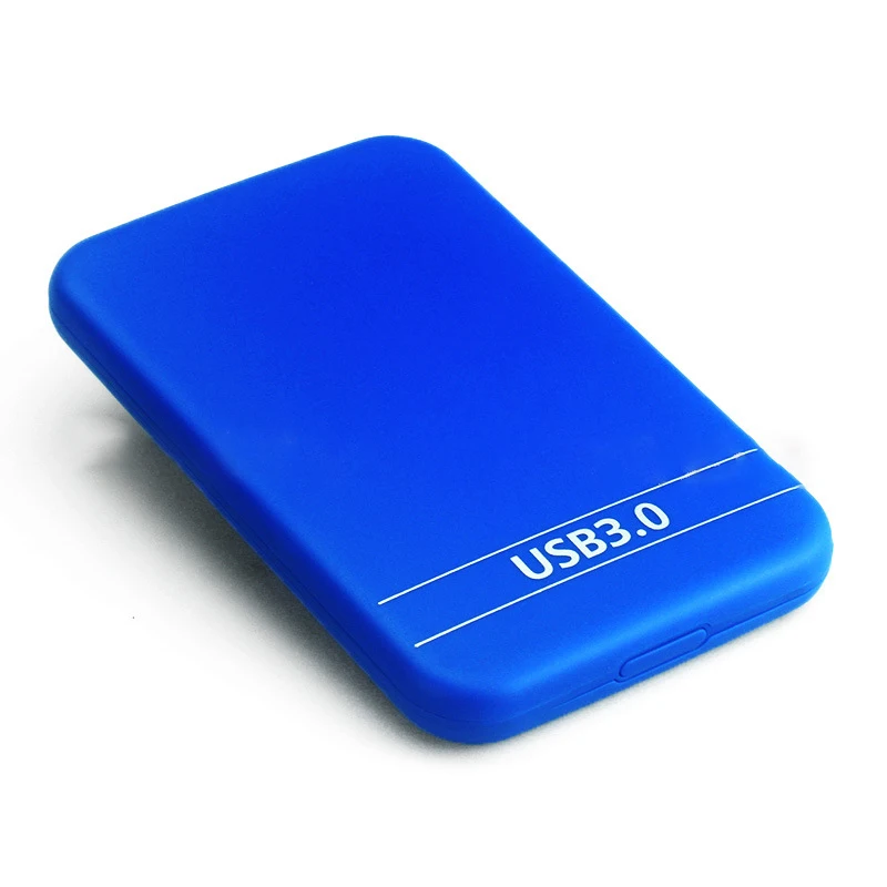 2," USB 3,0 передачи данных жесткого диска 6 ТБ корпус тонкий внешний чехол Портативный жесткий диск Box 5 Гбит/с 1 ТБ жесткий диск SSD - Цвет: Синий