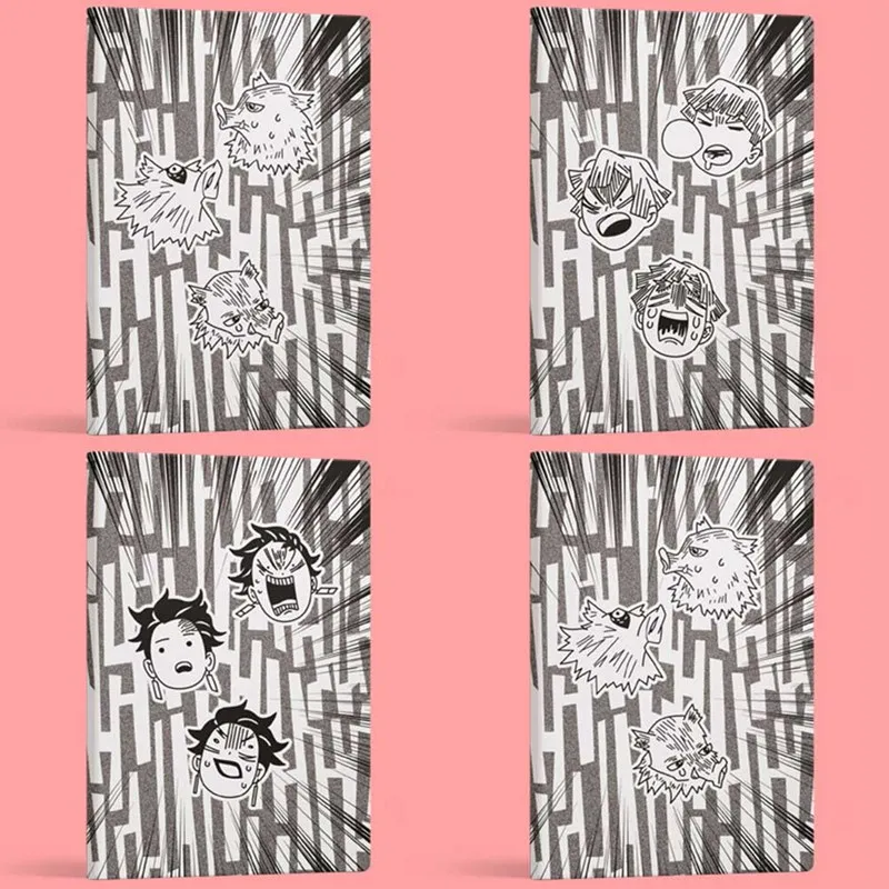 

1pcs Anime Demon Slayer Kimetsu No Yaiba Cartoon Notebook Office School Student Learning Stationery Friend Classmate Gift