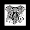 30 * 30cm size diy craft Animal elephant mold for painting stencils stamped photo album embossed paper card on wood, fabric,wall ► Photo 2/4