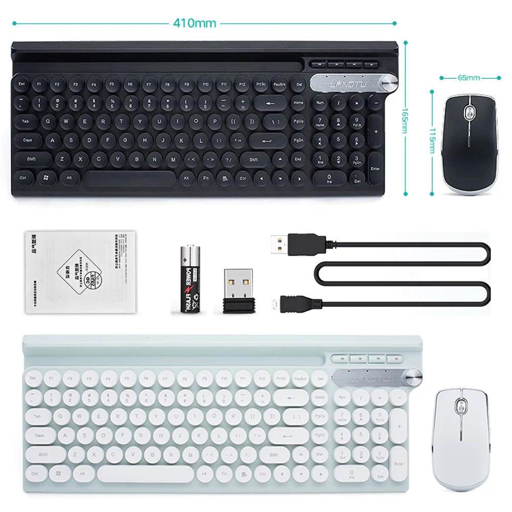 LT500 2,4G, беспроводная клавиатура, мышь, комбинированный набор, перезаряжаемая клавиатура, мышь, комплект для ноутбука, ноутбука, Mac, настольного ПК, офисные принадлежности